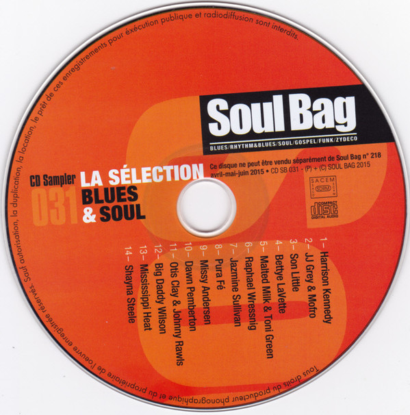 Album herunterladen Various - Soul Bag La Sélection Blues Soul