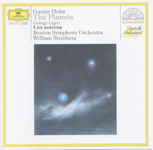 Holst - Steinberg • Boston Symphony Orchestra - The Planets | Releases |  Discogs