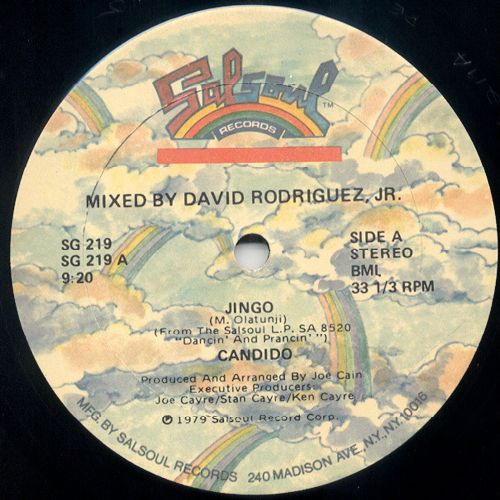Candido – Jingo / Thousand Finger Man (1979, Vinyl) - Discogs