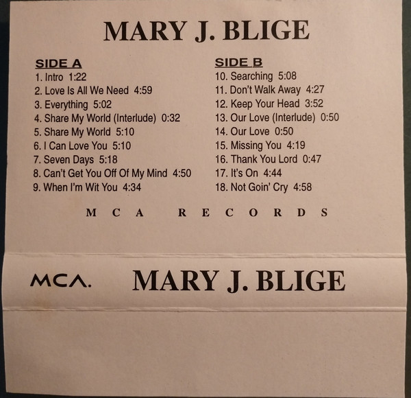 Mary J. Blige for Trace (1997)