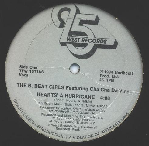 The B. Beat Girls Featuring Cha Cha Da Vinci Hearts A Hurricane