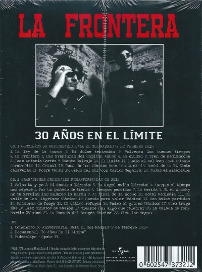 baixar álbum La Frontera - 30 Años En El Límite 1985 2015