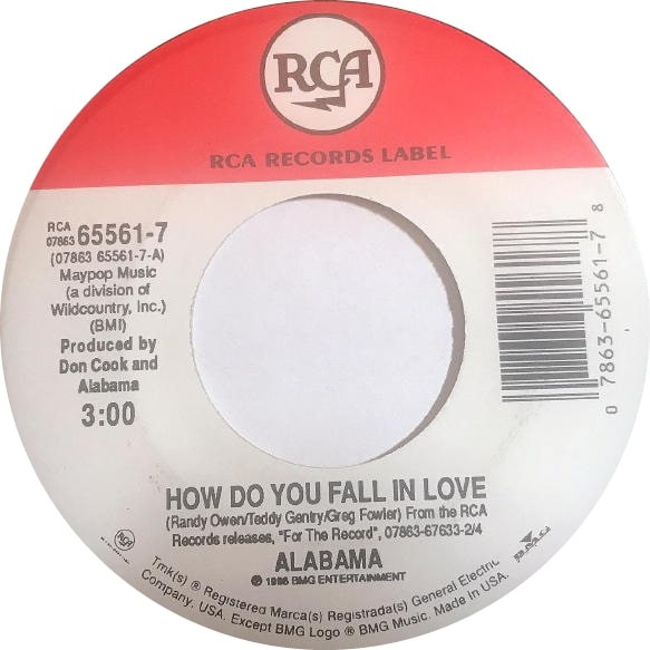 Alabama – How Do You Fall In Love (1996, Vinyl) - Discogs