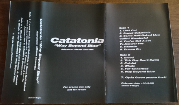 人気デザイナー catatonia / レコード LP アナログ blue beyond way 