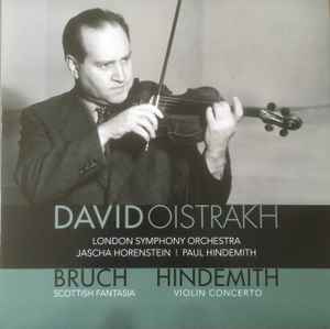 David Oistrach - Scottish Fantasia / Violin Concerto Album-Cover