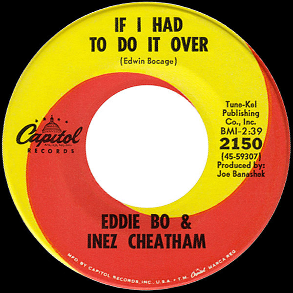 Eddie Bo & Inez Cheatham 「If I Had To Do It Over / Lover And A