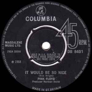It Would Be So Nice - Pink Floyd
