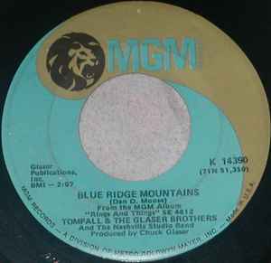 Tompall Glaser & The Glaser Brothers - Blue Ridge Mountain album cover
