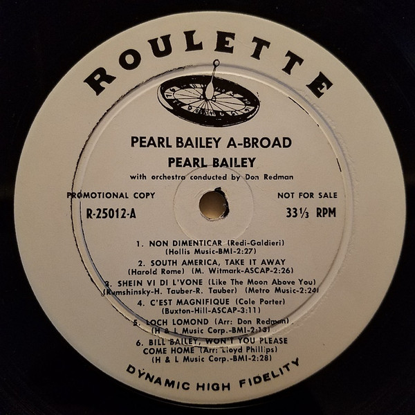 Album herunterladen Pearl Bailey - Pearl Bailey A Broad