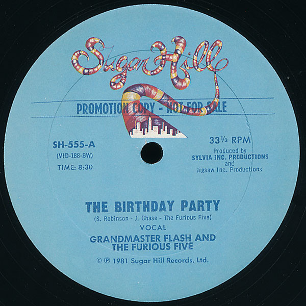 Grandmaster Flash & The Furious Five – The Birthday Party Lyrics