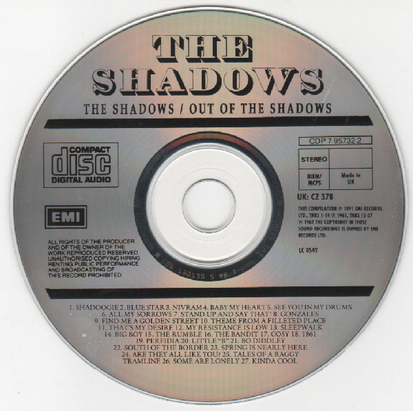 lataa albumi Download The Shadows - The ShadowsOut Of The Shadows album
