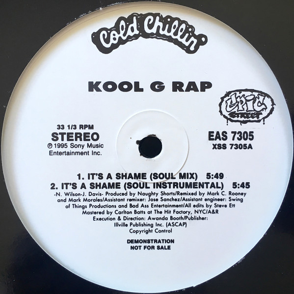 Kool G Rap – It's A Shame (1995, Clean, Vinyl) - Discogs