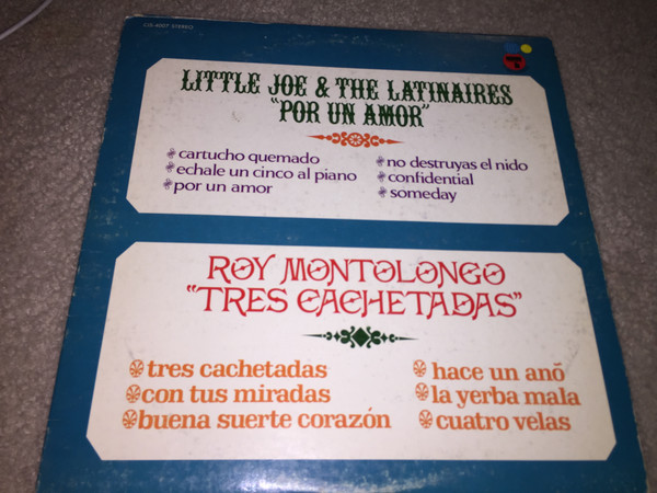 descargar álbum Little Joe & The Latinaires Roy Montolongo - Por Un Amor Tres Cachetadas