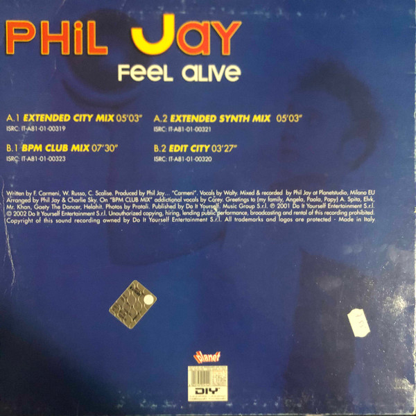 Album herunterladen Phil Jay - Feel Alive