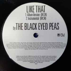 The Black Eyed Peas – Like That (2005, Vinyl) - Discogs