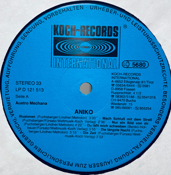 last ned album Aniko Benkö - Illusionen mit Aniko