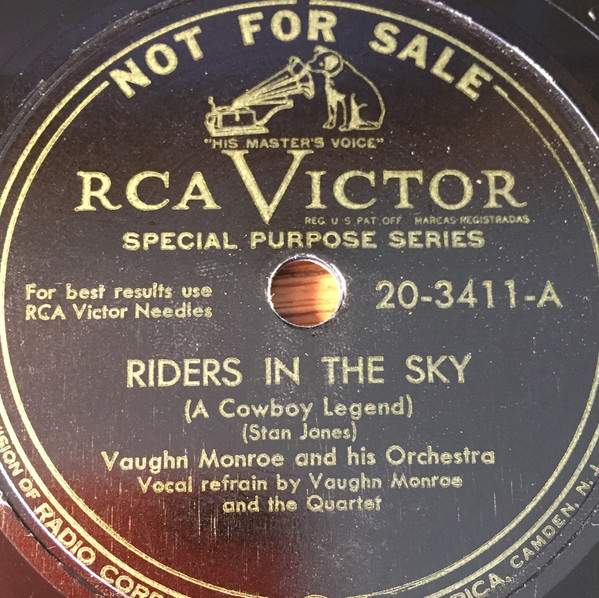 Vaughn Monroe And His Orchestra / Vaughn Monroe – Riders In The Sky / Story  Behind The Song (1949