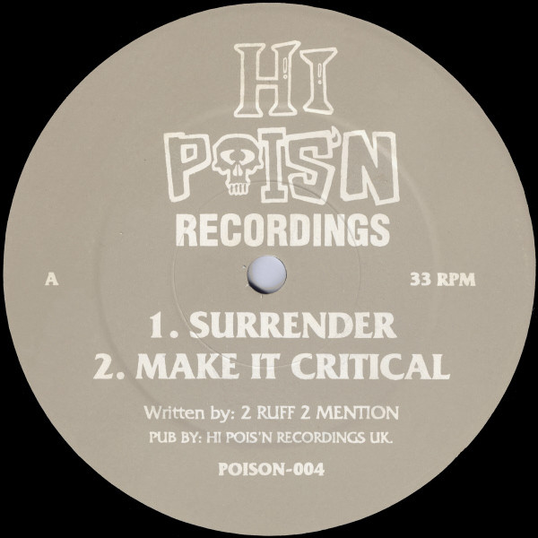 2 Ruff 2 Mention – Surrender (1994, Vinyl) - Discogs