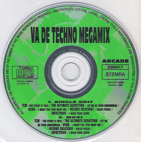 descargar álbum Various - Va De Techno Megamix