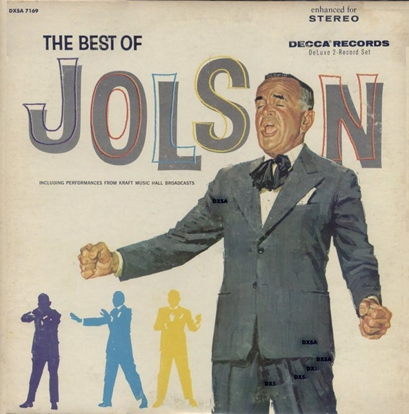 Al Jolson – The Best Of Al Jolson (1965, Vinyl) - Discogs