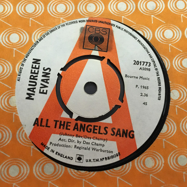 descargar álbum Maureen Evans - All The Angels Sang