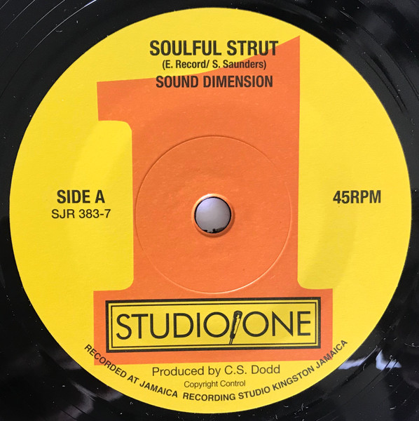 Sound Dimension – Soulful Strut / Time Is Tight (2017, Vinyl