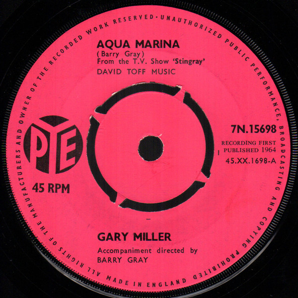 Gary Miller – Aqua Marina (1964, Vinyl) - Discogs