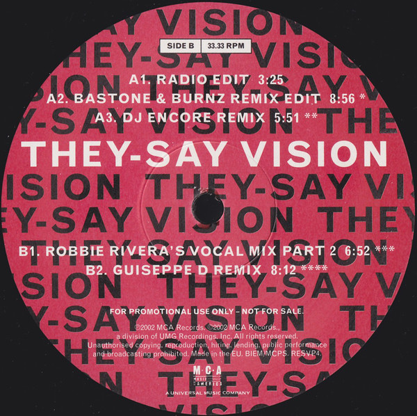 ladda ner album Res - They Say Vision