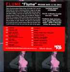 Cover of Flume, 2013-01-20, CD