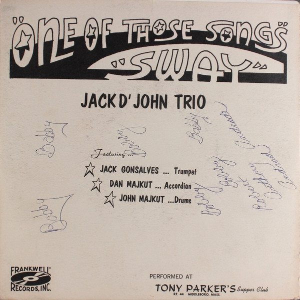 baixar álbum Jack D'John Trio - One Of Those Songs Sway