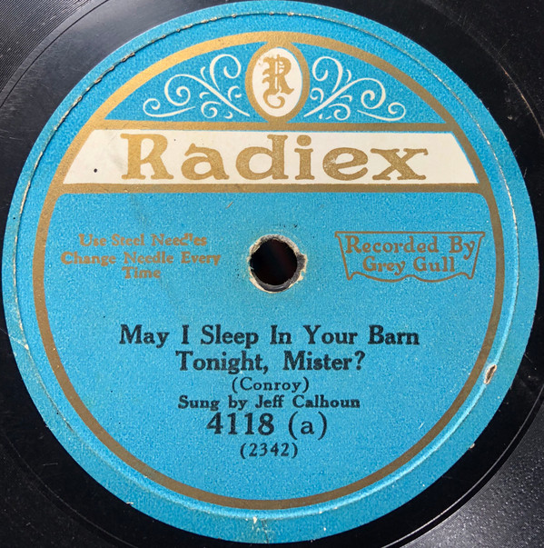 lataa albumi Jeff Calhoun Francis Herold - May I Sleep In Your Barn Tonight Mister When I Saw Sweet Nellie Home