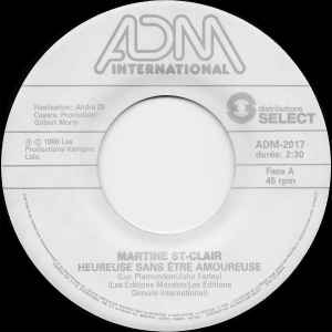 Martine St-Clair - Heureuse Sans Être Amoureuse album cover