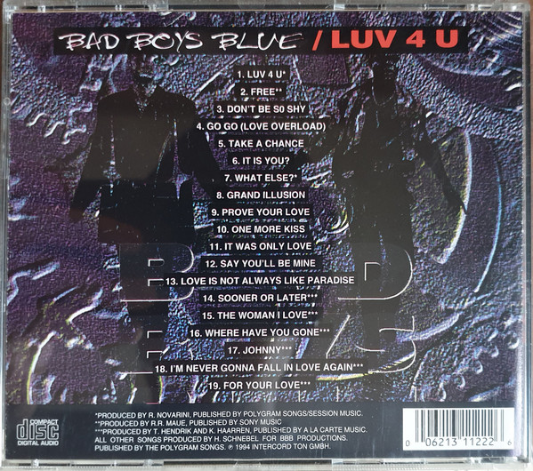 télécharger l'album Bad Boys Blue - Luv 4 U