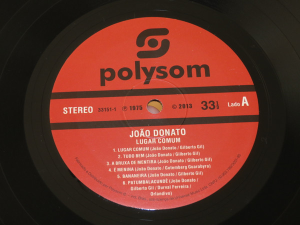 Joao Donato / Lugar Comum (LP) レコード - 洋楽