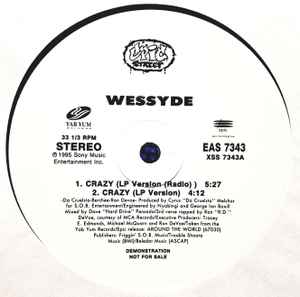 Wessyde – Crazy (1995, Vinyl) - Discogs