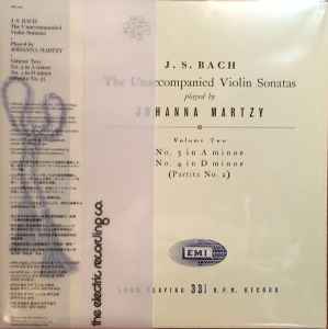 Johann Sebastian Bach - The Unaccompanied Violin Sonatas Volume 2