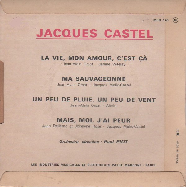 last ned album Jacques Castel - La Vie Mon Amour CEst Ca