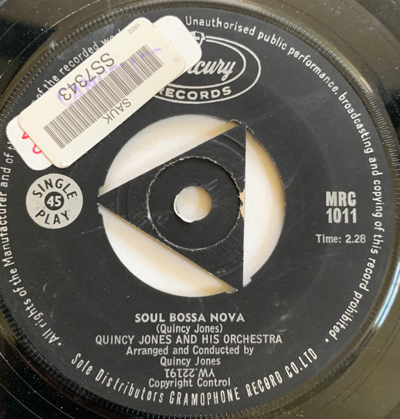 Quincy Jones And His Orchestra – Soul Bossa Nova (1962, Vinyl 