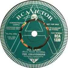 The Grandisons - All Right / True Romance album cover