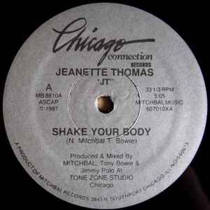Jeanette Thomas - Shake Your Body album cover