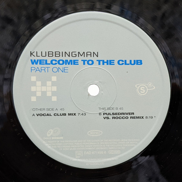 baixar álbum Klubbingman - Welcome To The Club