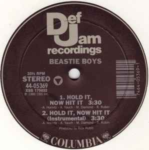 Beastie Boys - Hold It, Now Hit It album cover