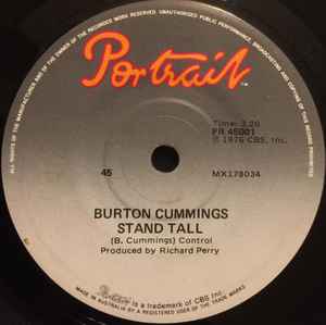 Burton Cummings Stand Tall Burch Magic 1976 Vinyl Discogs