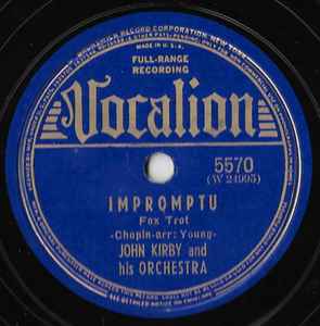 John Kirby And His Orchestra - Impromptu / Little Brown Jug album cover