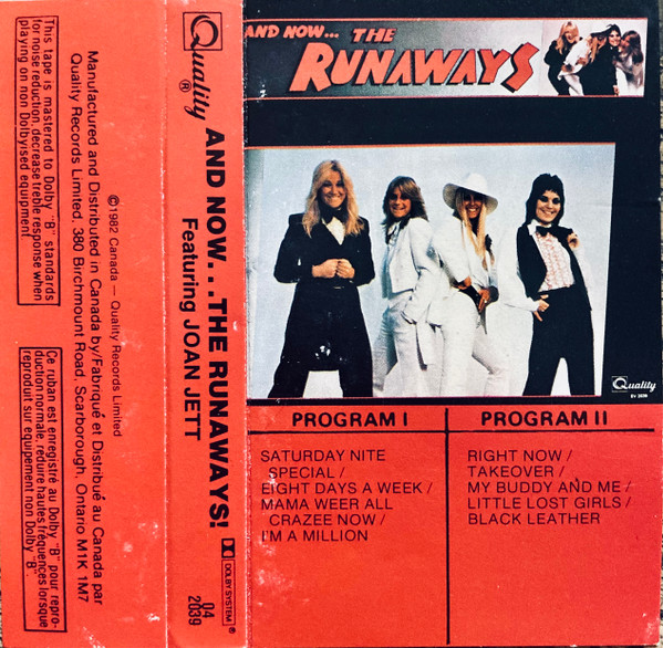 The Runaways – And Now The Runaways! Featuring Joan Jett (1982 