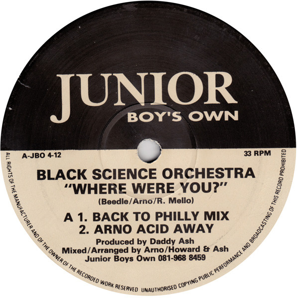 Black Science Orchestra – Where Were You? (1992, Vinyl) - Discogs