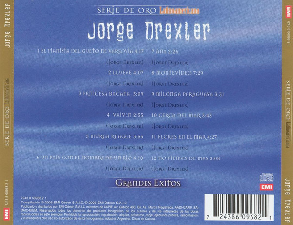 ladda ner album Jorge Drexler - Grandes Exitos