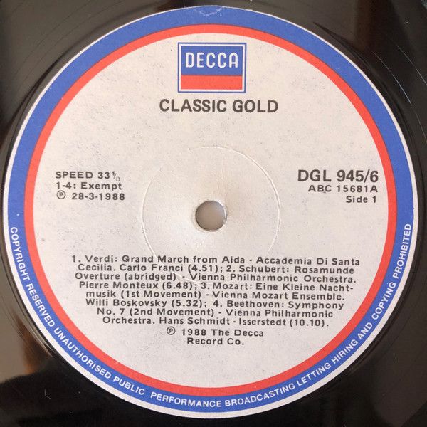 télécharger l'album Various - Classic Gold