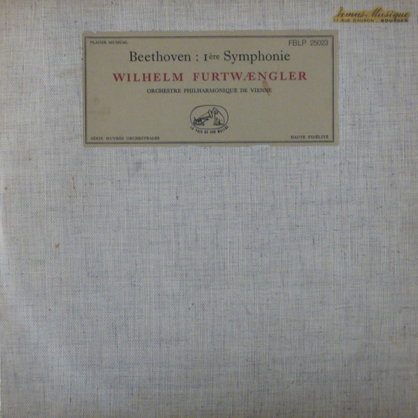 ladda ner album Beethoven, Wilhelm Furtwaengler, Orchestre Philharmonique de Vienne - 1ère Symphonie