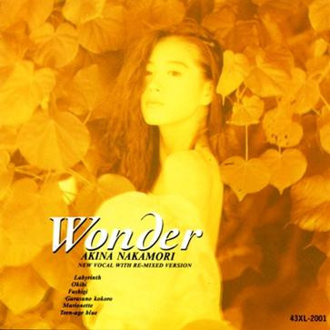 中森明菜 – Wonder (New Vocal With Re-Mixed Version) (1988, GOLD 